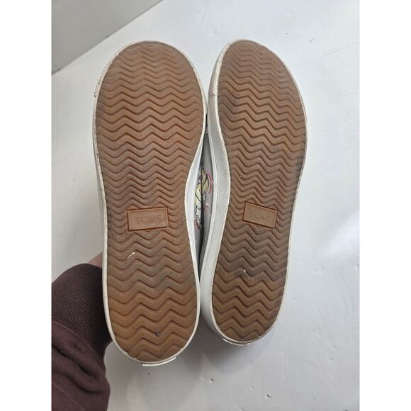 Disney Toms Shoes Women’s Sz 9.5 Dopey Gray Snow White Seven Dwarfs - Picture 6 of 8